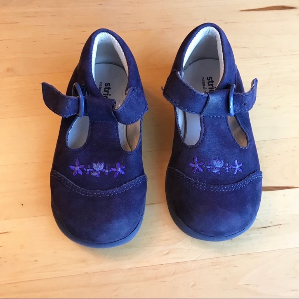 Stride rite purple suede/leather shoe sz 6m